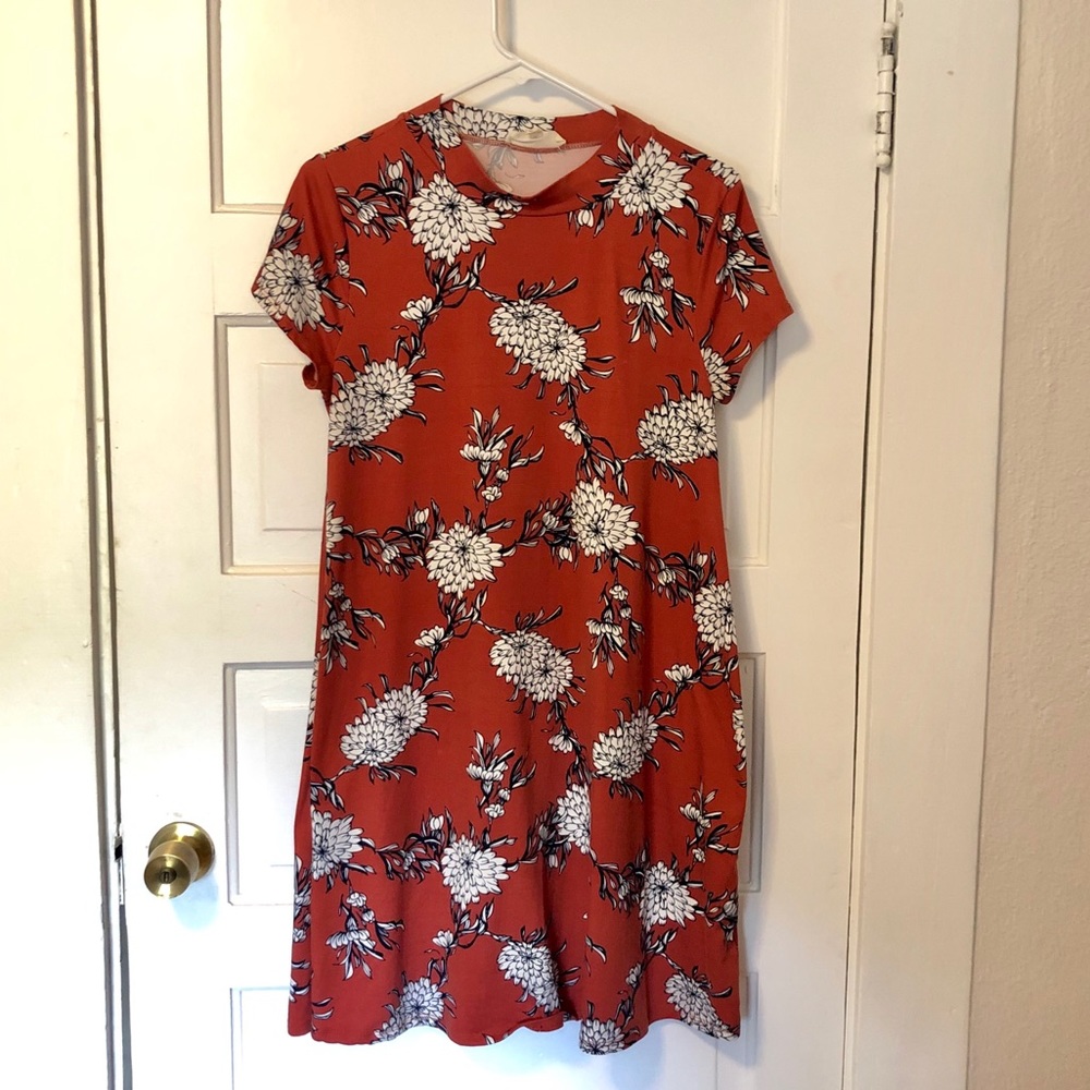 Floral Shirt Dress. SO SOFT.